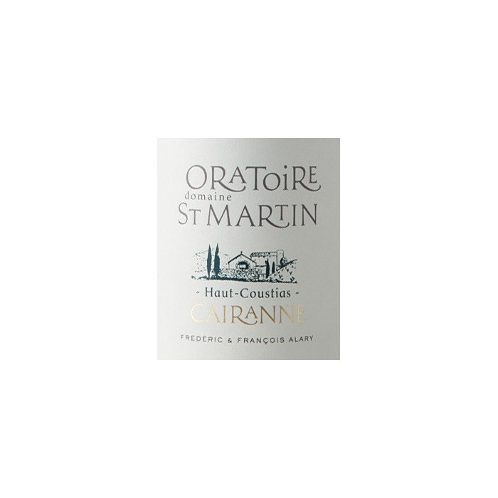 	Domaine de l'Oratoire Saint-Martin "Haut-Coustias" rouge 2015 magnum