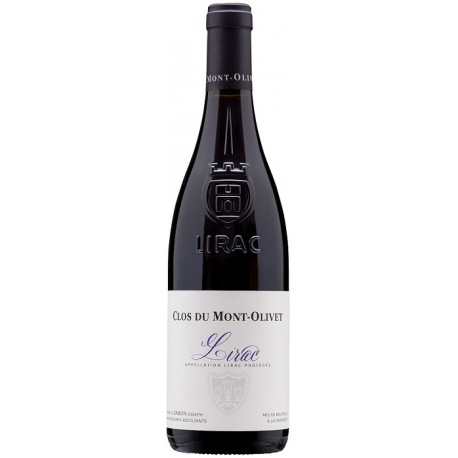 Clos du Mont-Olivet Lirac rouge 2018 bouteille