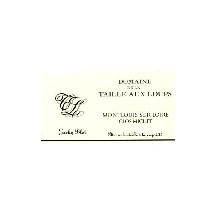 Domaine de la Taille aux Loups Montlouis-sur-Loire "Clos Michet" 2018 etiquette Domaine de la Taille aux Loups Montlouis-sur-Loire "Clos Michet" 2018 etiquette