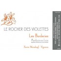 Le Rocher des Violettes Montlouis "Les Borderies" blanc demi-sec 2015 etiquette