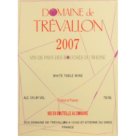 Domaine de Trévallon red 2007-2010