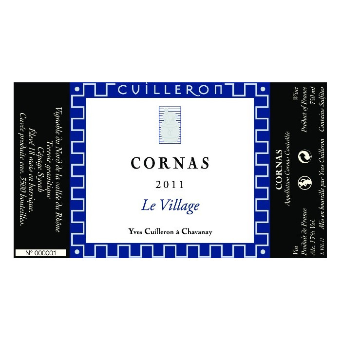 Domaine Yves Cuilleron Cornas "Le Village" red 2011