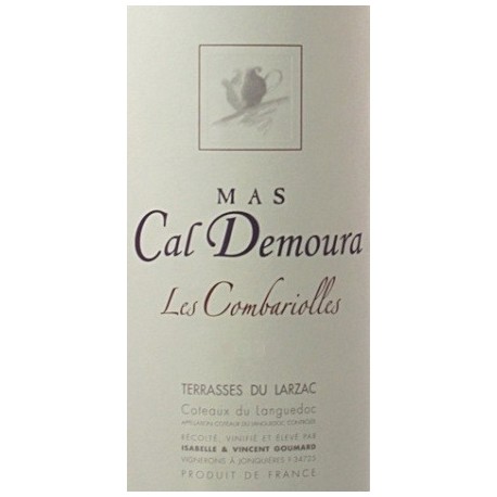 Mas Cal Demoura "Les Combariolles" rouge 2016 etiquette Mas Cal Demoura "Les Combariolles" rouge 2016 etiquette