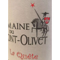 Clos du Mont-Olivet IGP "La Quête" (cinsault) rouge 2018 etiquette