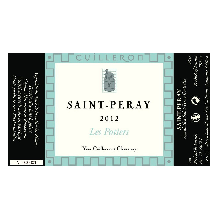 Domaine Yves Cuilleron Saint-Peray "Les Potiers" dry white 2012