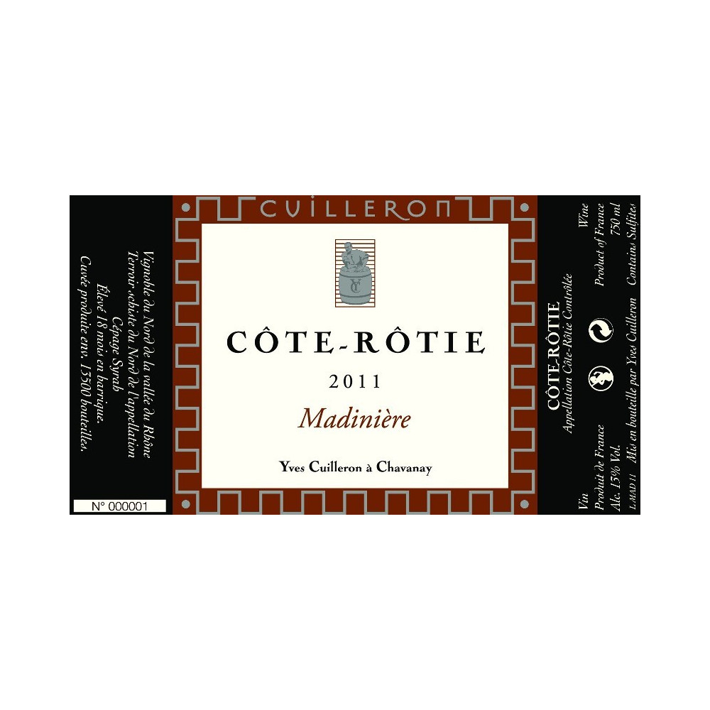 Domaine Yves Cuilleron Cote-Rotie "Madiniere" red 2011