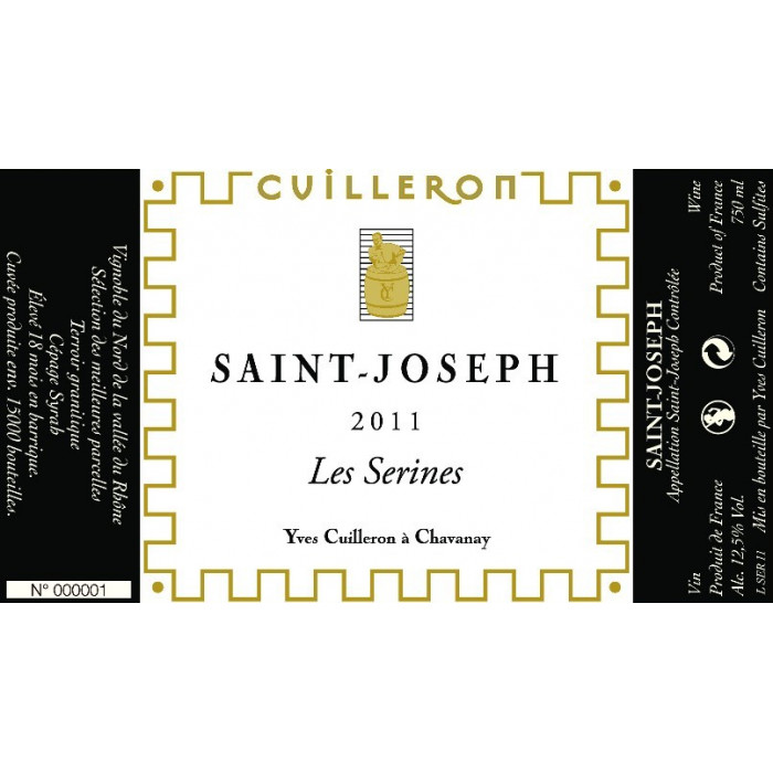 Domaine Yves Cuilleron Saint-Joseph "Les Serines" red 2011
