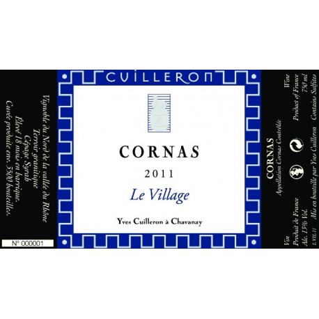 Domaine Yves Cuilleron Cornas "Le Village" rouge 2012