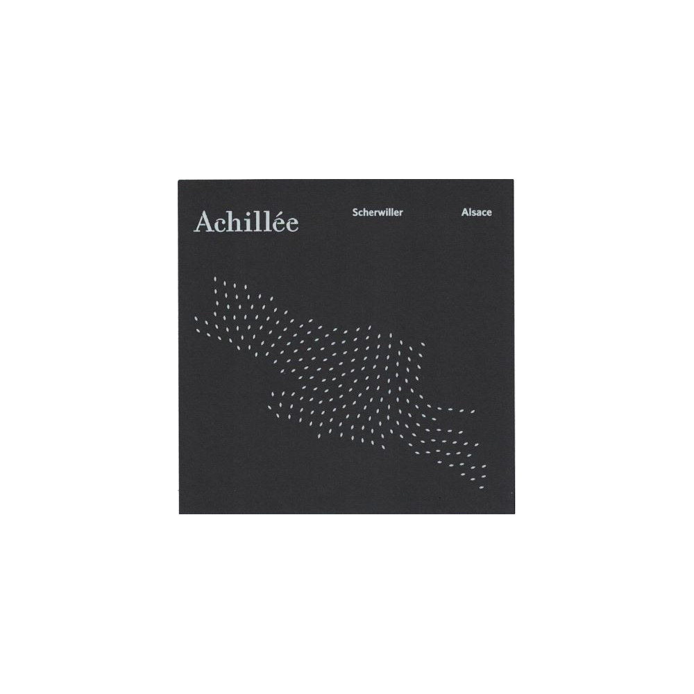 Domaine Achillée Alsace Riesling "Scherwiller" blanc sec 2017 2018 etiquette