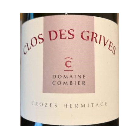 Domaine Combier Crozes-Hermitage  "Le Clos des Grives" red 2017 MAGNUM