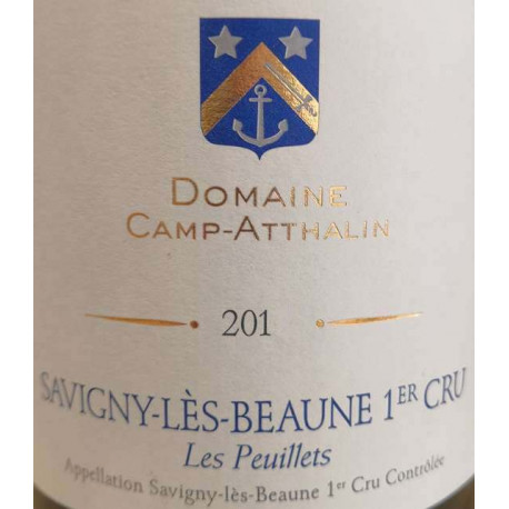 Domaine Camp-Atthalin Savigny-Les-Beaune 1er Cru "Les Peuillets" rouge 2018 etiquette