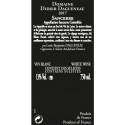 Domaine Didier Dagueneau Sancerre Le Mont Damne blanc sec 2017 contre etiquette