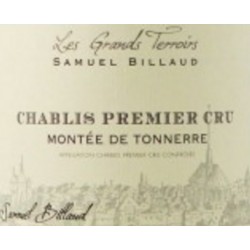 Domaine Samuel Billaud Chablis 1er Cru montée de tonnerre blanc sec 2018 bouteille
