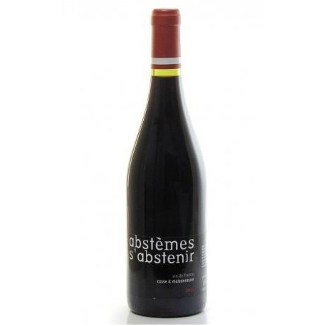 Domaine Cosse-Maisonneuve "Absteme" (100% gamay) rouge 2018 bouteille