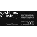 Domaine Cosse-Maisonneuve "Absteme" (100% gamay) rouge 2018 etiquette