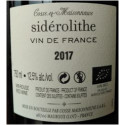 Domaine Cosse-Maisonneuve "Siderolithe" (cabernet franc) rouge 2017 contre