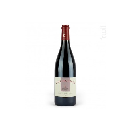 Domaine Combier Crozes Hermitage Clos des grives 2017 bouteille