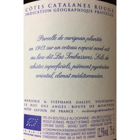 Le Roc des Anges "Las Trabasseres" red 2015