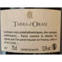 Clos Canarelli "Tarra d'Orasi" rouge 2017 contre