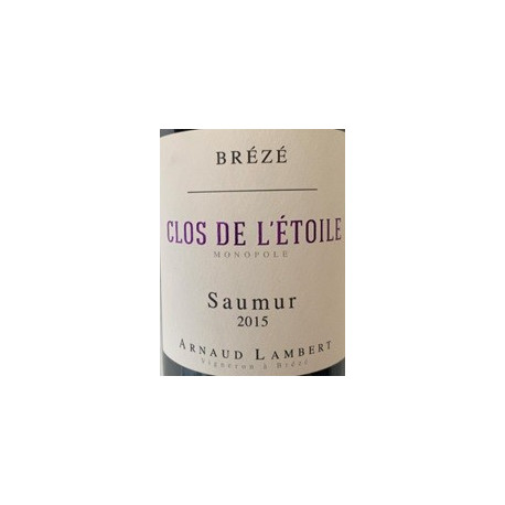 Domaine Arnaud Lambert Saumur (Brézé) "Clos de l'Etoile" red 2015