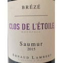 Domaine Arnaud Lambert Saumur (Brézé) "Clos de l'Etoile" rouge 2015 etiquette