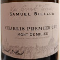 Domaine Samuel Billaud Chablis 1er Cru Mont de Milieu blanc sec 2017 etiquette