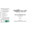 Domaine Henri et Gilles Buisson Saint-Romain "La Perrière" blanc sec 2018 etiquette