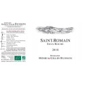 Domaine Henri et Gilles Buisson Saint-Romain "Sous Roche" rouge 2018 etiquette