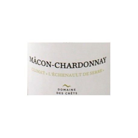 Domaine des Crêts Mâcon-Chardonnay l'echenault de serre 2018 etiquette