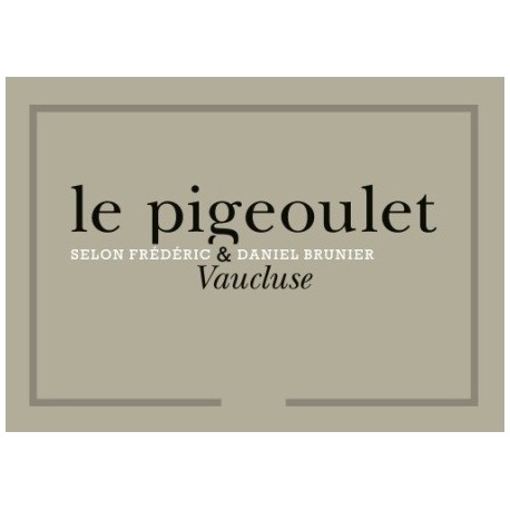 Le Pigeoulet des Brunier 2017 etiquette Le Pigeoulet des Brunier 2017 etiquette
