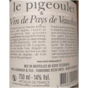 Le Pigeoulet des Brunier 2017 contre etiquette