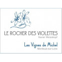 Le Rocher des Violettes Montlouis sur Loire "Les Vignes de Michel" blanc 2018 etiquette