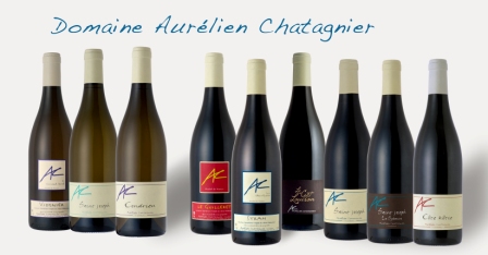 les différents vins d'Aurélien Chatagnier