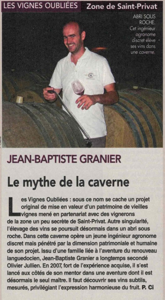 Jean-Baptiste Granier, Les Vignes Oubliées
